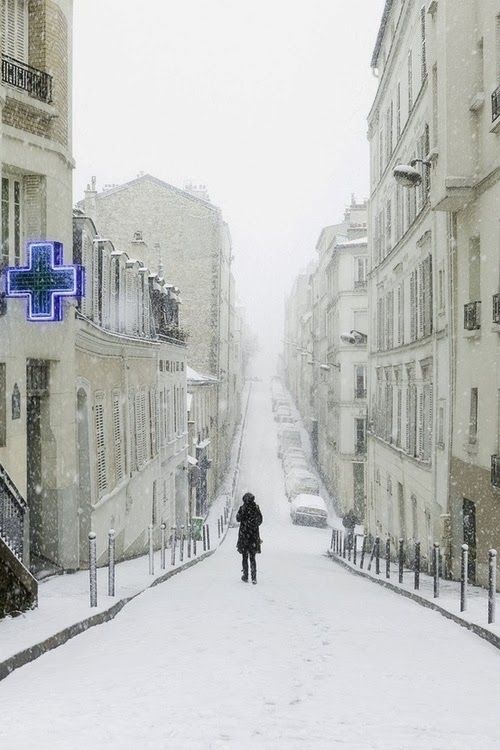 Snow landscape photograph