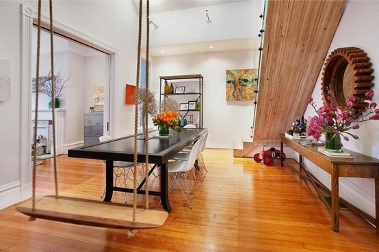 Modern home indoor swing