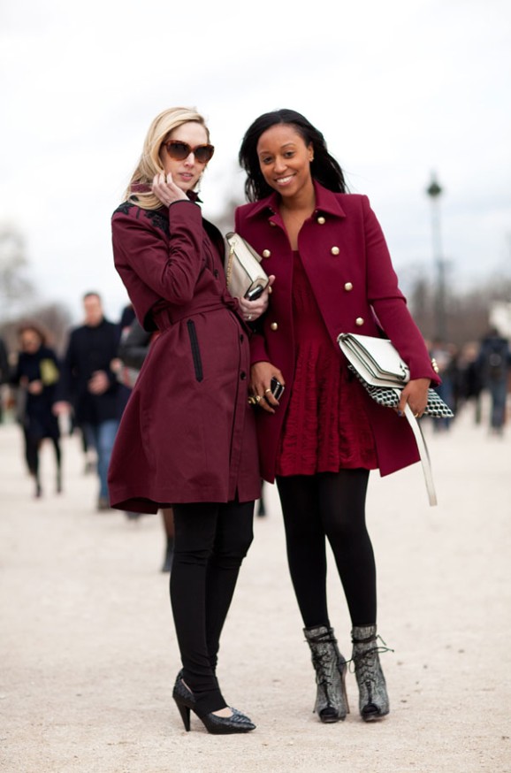 Polished street style with coat and accessories