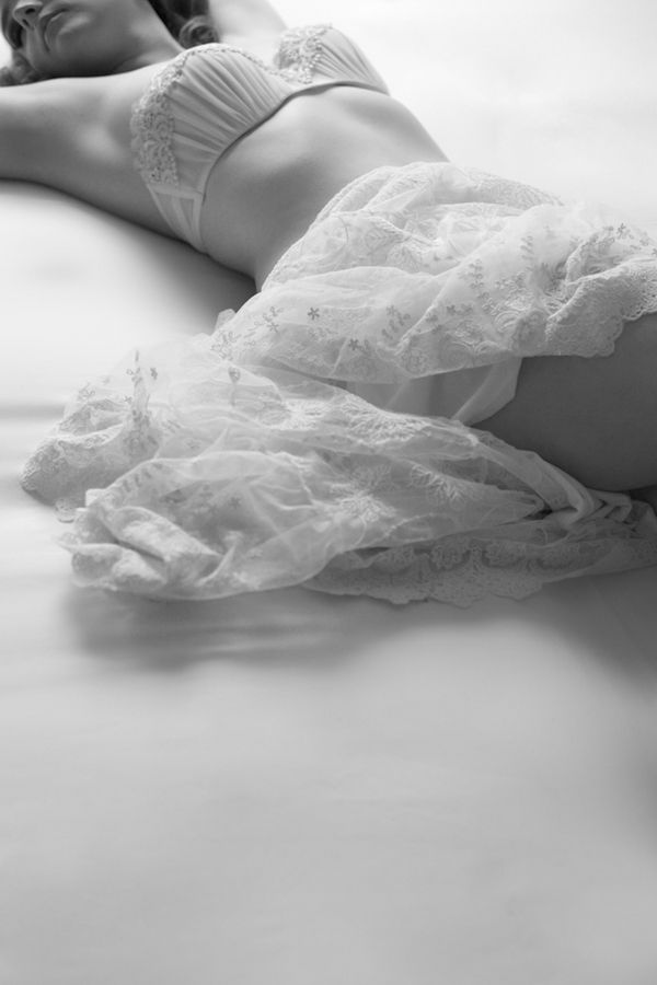 Intimate boudoir portrait