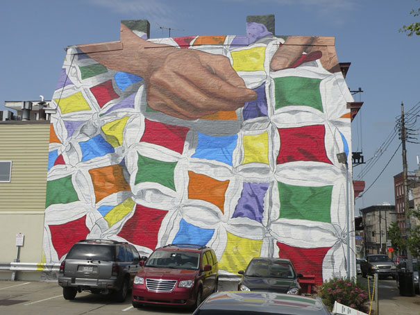 Street art mural at unknown location
