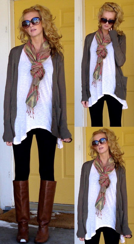Cold city street fashion