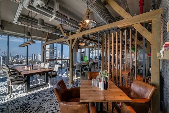 Google Tel Aviv dining or social area