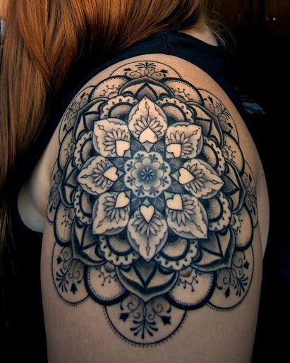 Nape of neck mandala