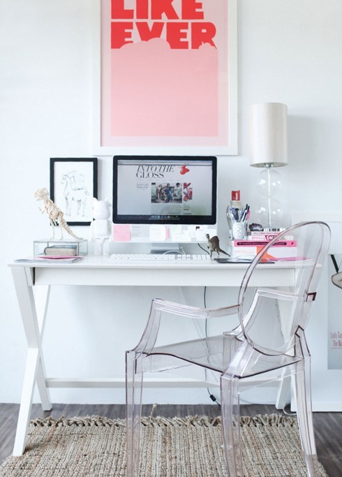 Uncluttered dream home corner