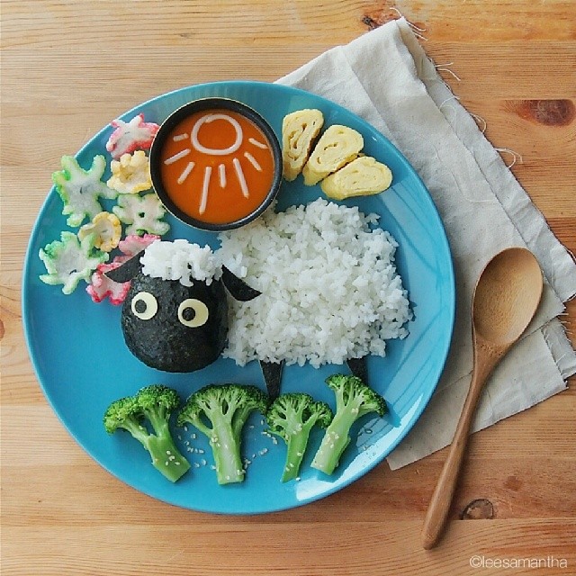 Narrative food art by Samantha Lee
