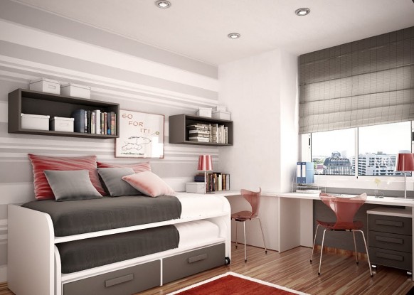 Small apartment zoning example