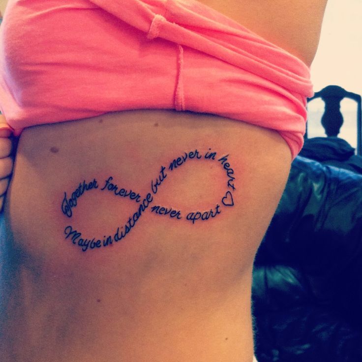 Paired sister tattoo motif