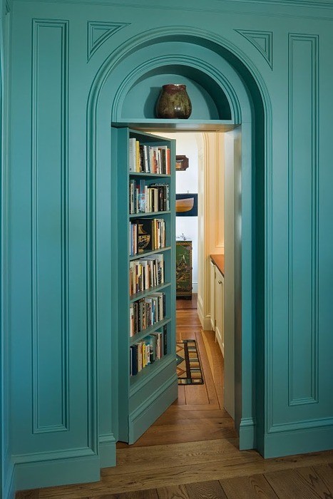 Classic wood bookcase design