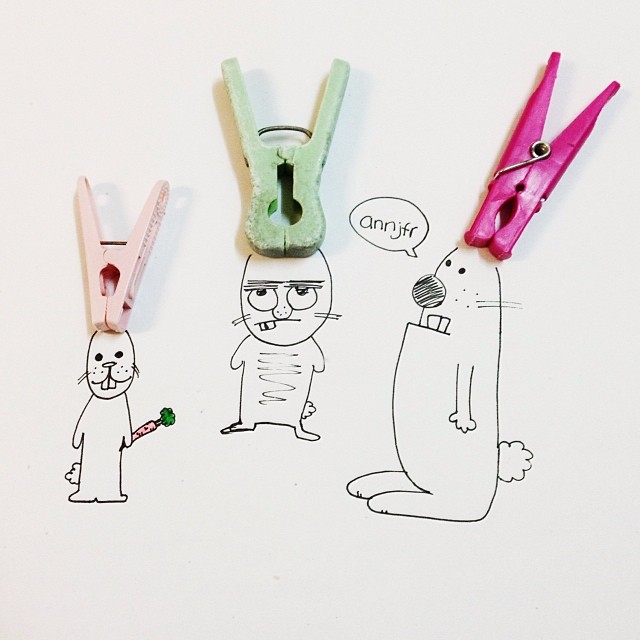Everyday doodle by Ann Jaafar