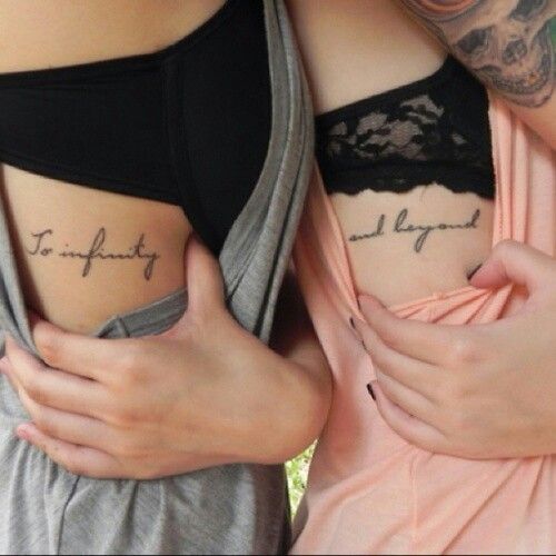 Sisterhood tattoo design