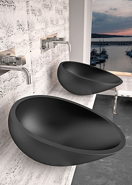 Wall-mounted faucet and sink pairing