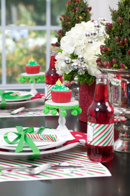 Festive Christmas place setting