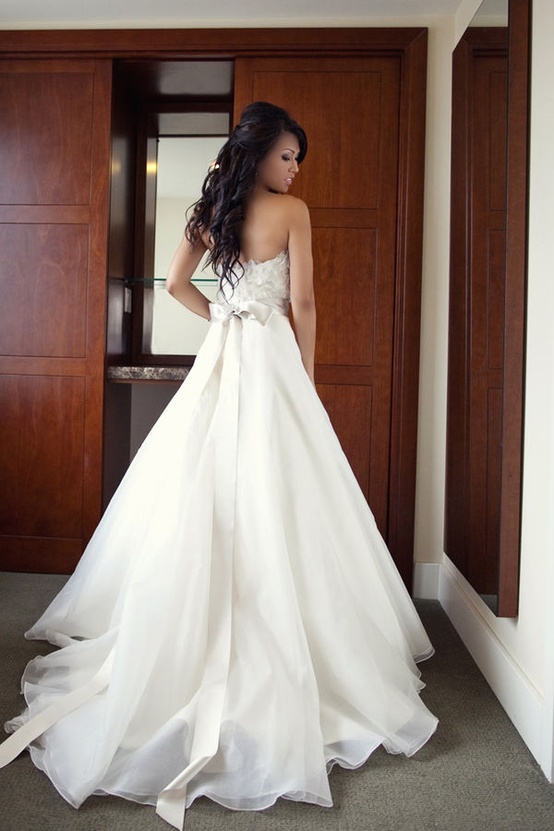 Fairy-tale inspired bridal gown