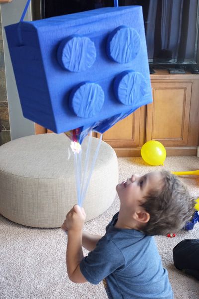 LEGO birthday party treat or craft