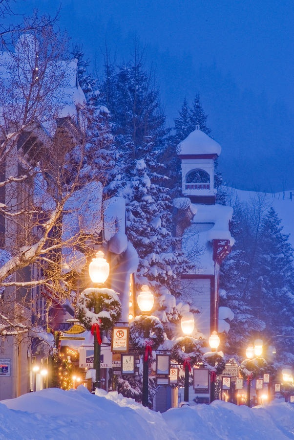 Winter scenery photograph