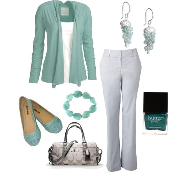 Warm-weather office outfit