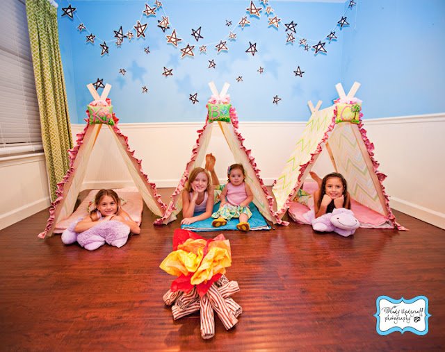 Girly Camping Themed Party