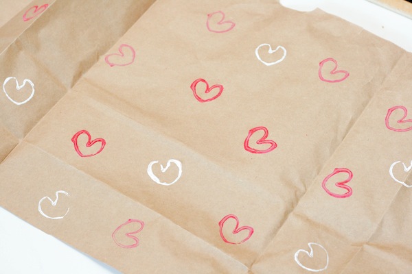Kids Valentine craft supplies
