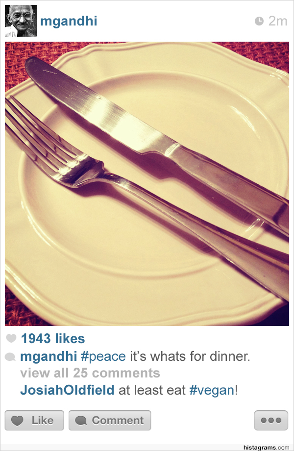 Histagram historical Instagram parody