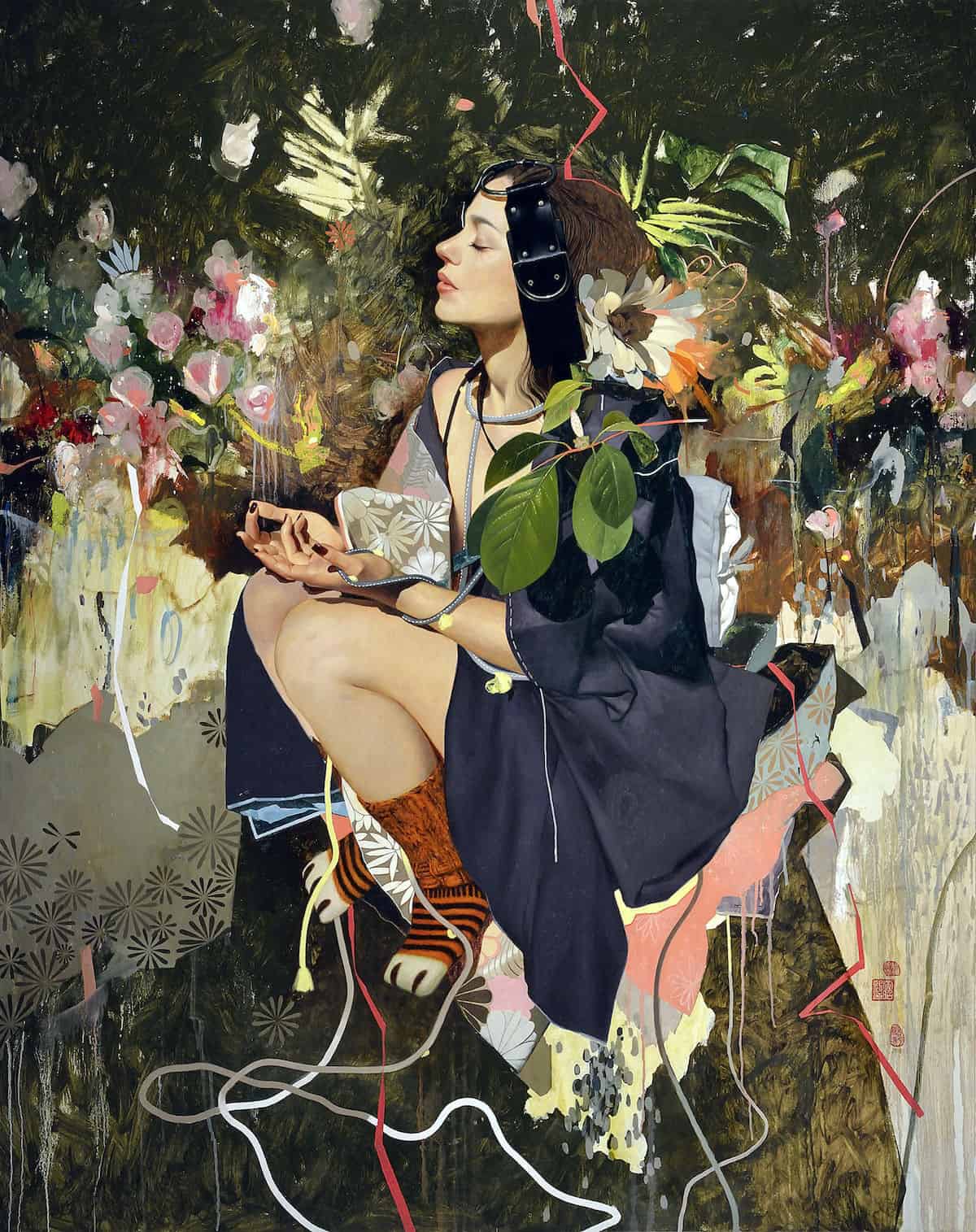 Soey Milk figurative work balancing realism and expressive atmosphere