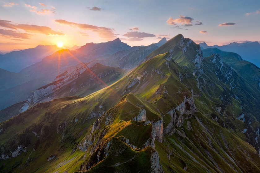 Landscape with layered depth