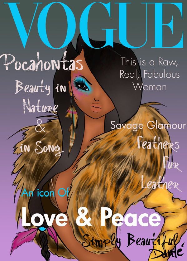 disney-princesses-vogue-cover-dante-tyler06 Disney princess on a mock Vogue cover by Dante Tyler