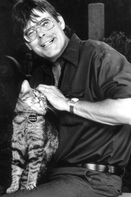 Stephen King in a rare portrait