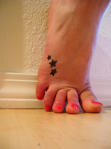 Finished foot tattoo inspiration