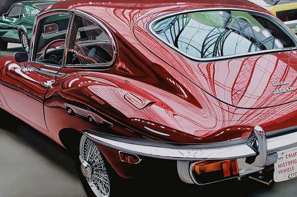 Photo-realistic classic car painting