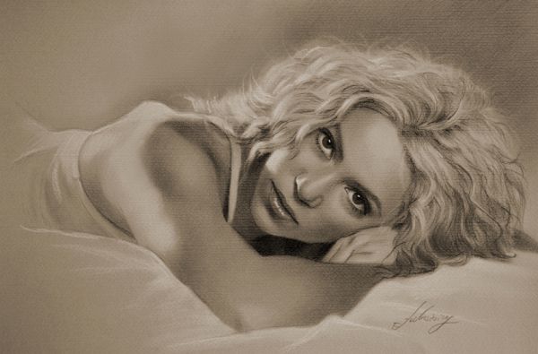 Detailed pencil sketch artwork