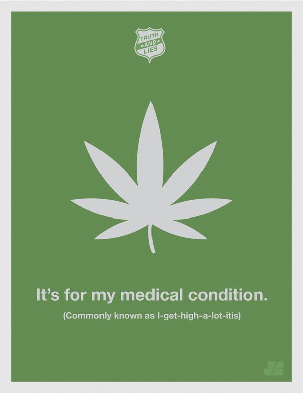 Truth and Lies poster by Justin Barber