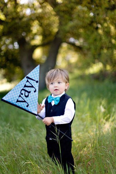 Ring bearer portrait