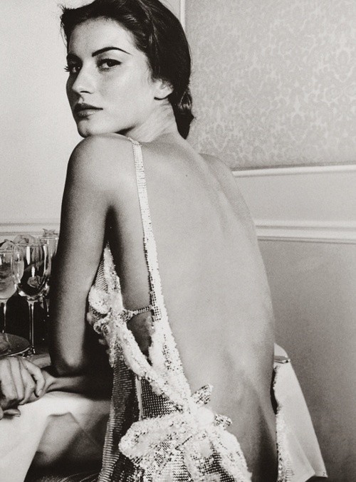 Cropped photographic study of back and light