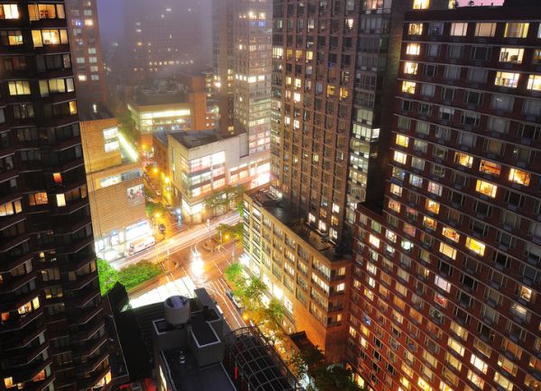 Night photography New York City Ben Leshchinsky