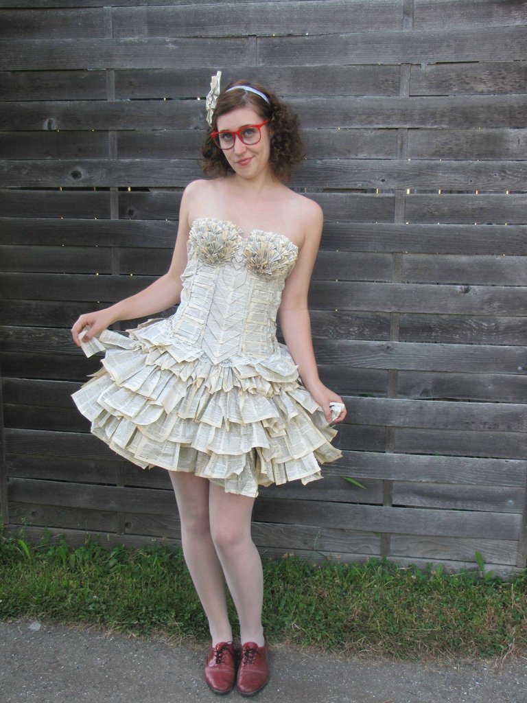 Jorimoo modeling the book dress