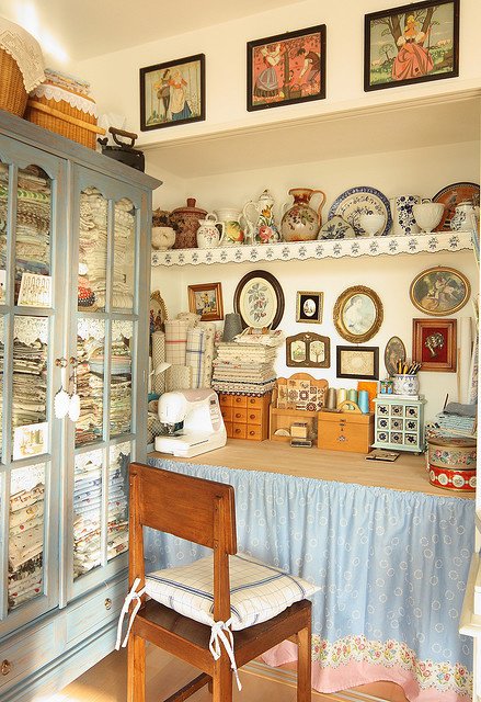 Organized hobby room