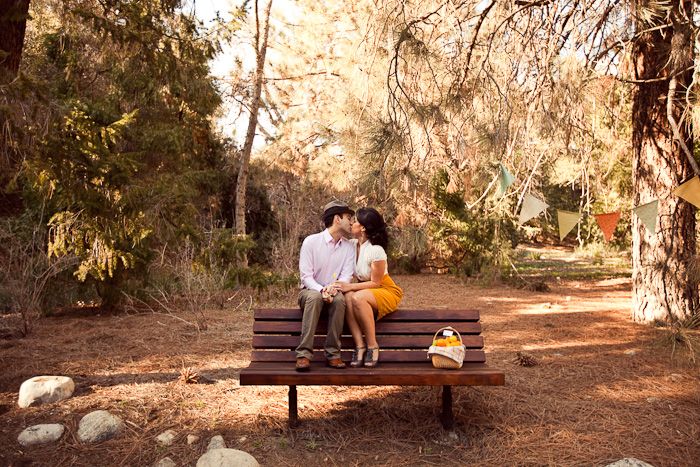 Couple toasting during a picnic shoot