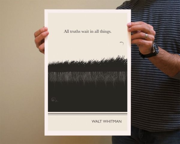 Book quote turned into graphic illustration