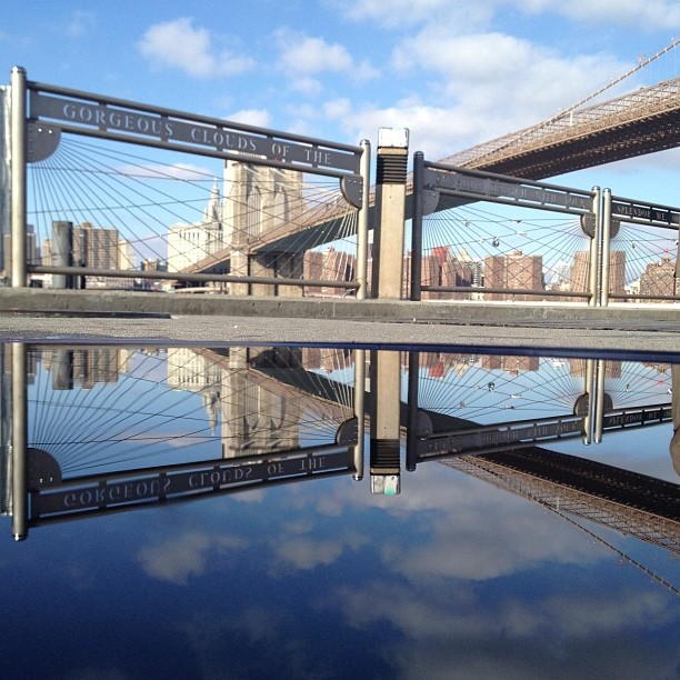 Urban puddle mirror vtechvisual