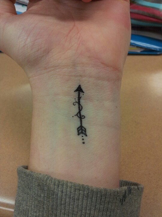 Minimal wrist tattoo icon design