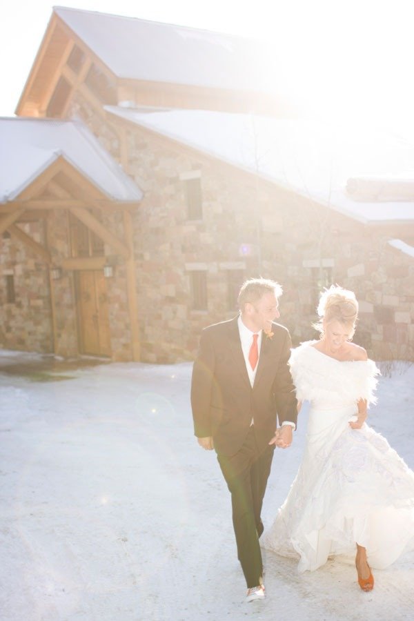 Bridal cloak with gathered shoulder detail