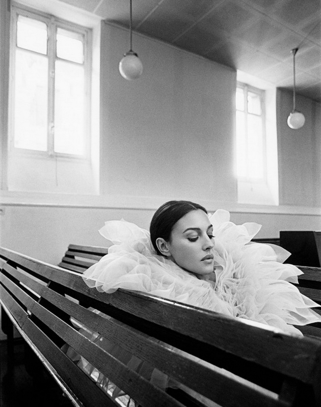Monica Bellucci portrait by Kate Barry