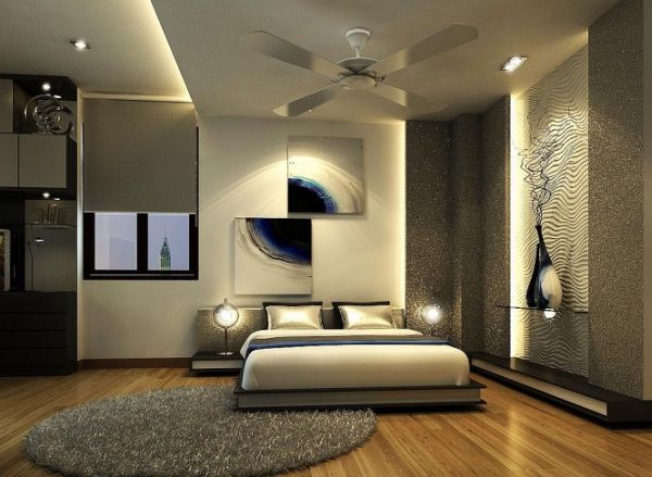 Stylish modern bedroom