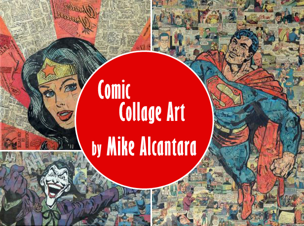 comic collage art