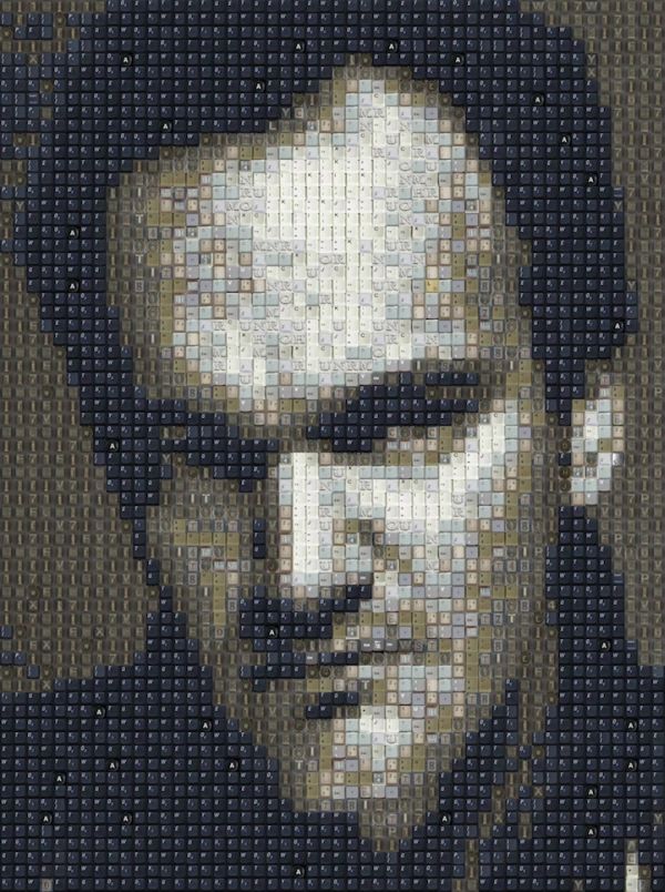 computer-key-portrait01 Guy Whitby computer key portrait series