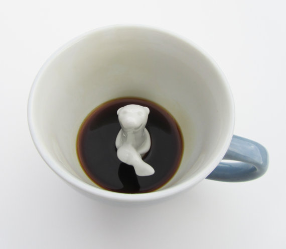 Creature Cups ceramic details