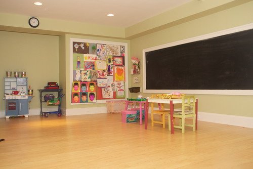 Family basement play area