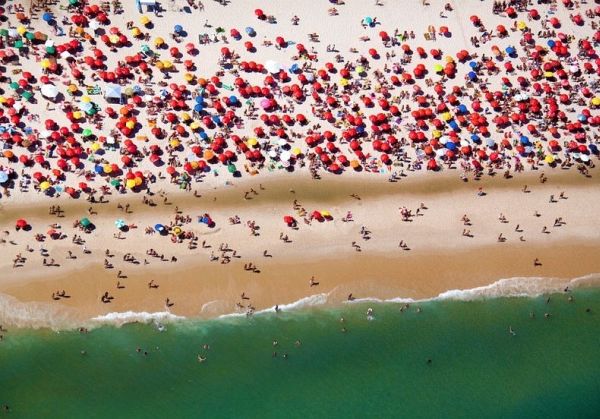 Aerial shoreline photograph by Gray Malin