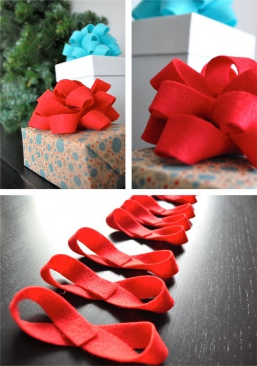 Paper flower style gift bow